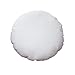 32 Inch Round Cushion Large Dog Bed Brown Minky Fabric Floor Pillow , Non Slip Bottom