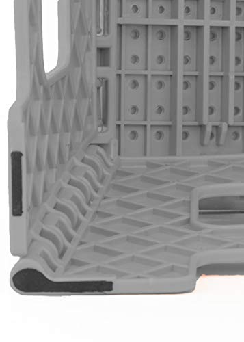 Inspired Living Step Heavy Duty folding-stools, 9" High, DARK GREY - Thumbnail 5