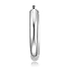 14k REAL White Gold 2mm Thickness Hoop Huggie Earrings (13 x 13 mm)