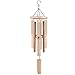 Remiawy Wind Chimes Outdoor, Bamboo Wind Chime with Natural Relaxing Soothing Sound, 6 Hand-Carved Bamboo Tubes and a Hook（32” Overall Length）