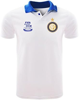 Retro Soccer Jersey Inter Milan Ronaldo , T-Shirt, Casual Wear Tee, Sports Apparel White (Large)