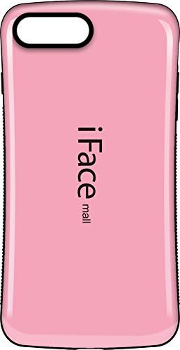 IFace Mall Slim Defense Shock Absorbing Impact Protection Grippy Bumper Case for Apple iPhone 7 Plus and 8 Plus (Pink)
