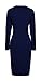 HOMEYEE Women's Long Sleeve Wear to Work One Piece Pencil Dress B10