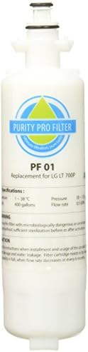 2 X Purity Pro PF01 LG Refrigerator Replacement Filter for LG LT700P, ADQ36006101, ADQ36006102, Kenmore 46-9690 and 9690