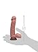 Wildfire Average Joe Miguel The Bartender, Vanilla Realistic Dildo with Strong Suction Cup for Vaginal G-spot and Anal Play