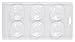 Halloween Chocolate Candy Molds - 3-Pack Decorating Molds for Halloween Parties, Holiday Theme Molds for Chocolate, Gummy Candy, Assorted Designs Including Spider Web, Pumpkin, Tombstones