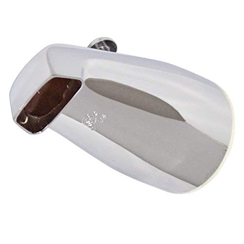 Tub Spout with Rear Diverter and Brass Top Shower Adapater, 3/4 inch to 1/2 inch IPS Face Bushing, 5-1/4 inch Length, Chrome Finish