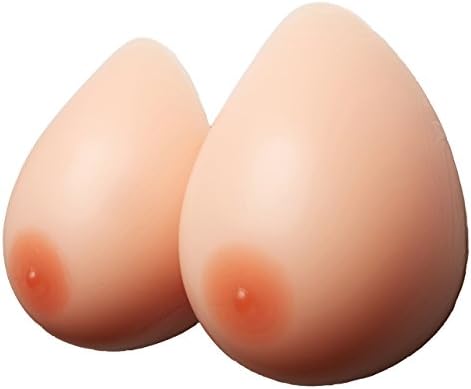 Huga Fang 1 Pair Artificial Self-Adhesive Silicone Breast Forms for Crossdresser Cosplay & Mastectomy Patient Enhancer