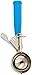 Winco No.16 Ice Cream Disher with Plastic Handle, Size 16, 2 3/4 oz capacity, Blue, Stainess Steel