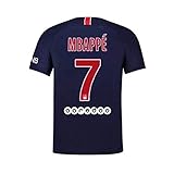2018-2019 Paris St Germain PSG #7 MBAPPE Home Mens Soccer Jersey Color Blue