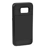 Generic Galaxy S7 Edge Case - Slim Soft TPU Case with Card Slot - Shockproof - Drop Resistant - Dual Layer Protective Cover