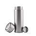 Titanium Thermos Water Bottle with Tea Leaf Strainer Vacuum Insulated Camping Mug Business Gifts 11.9 oz / 350ml