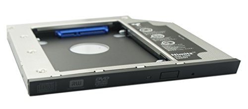 Nimitz 2nd HDD SSD Hard Drive Caddy for Dell Latitude E4300 E4310 with Original Bezel
