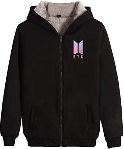 EmilyLe Ladies Kpop BTS Winter Warm Hoodie Love Yourself Her Sweater Jin Suga J-Hope Rap Monster Jimin V Jung Kook