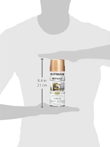 Rust-Oleum Rose Gold Metallic Spray Paint - Image 4