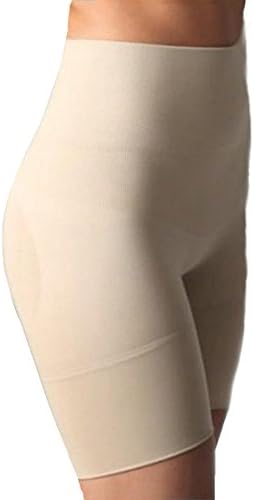 PU LifeStyle Cellulift High-Waisted Slimming and Body Shaping Capri Shorts, Nude