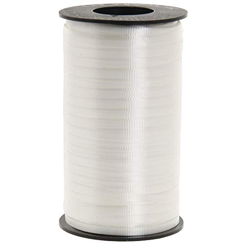 Berwick 1 01 Splendorette Crimped Curling Ribbon, 3/16-Inch Wide by 500-Yard Spool, White