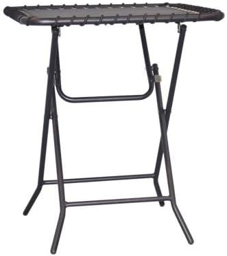 Caravan Sports Black Textilene Patio Folding Table