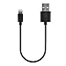 [Buy One Headphone Get One Lightning Cable] Lightning Cable, iTECHOR Lightning Cable 1ft / 0.3m Short USB Charger and Sync Cable for iPhone, iPod and iPad (Black)