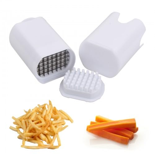 Nivofu Multifunctional Potato Fries & Vegetable Cutter - French Fries, Fruit & Chip Cutter - Manual Kitchen Gadget