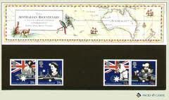 1988 Bicentenary of Australian Settlement stamps in Presentation Pack PP165 (printed no. 191) - Royal Mail Stamps