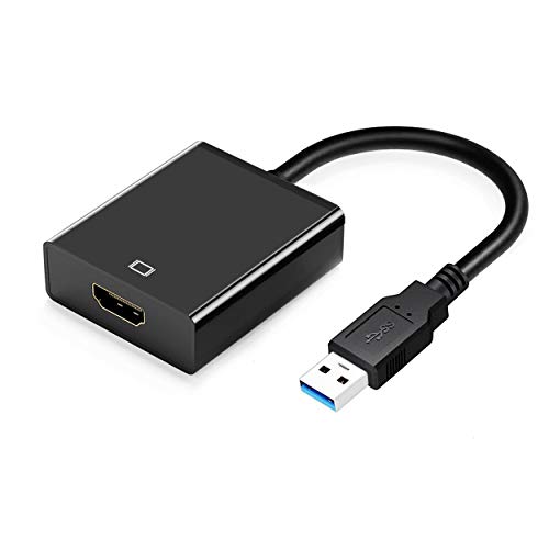 USB 3.0 to HDMI Adapter, PC MultiMonitor Video Converter for Desktop