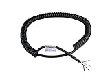 Miller Edge C184-12B Coil Cord, 4 Conductor, 18
