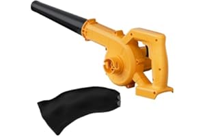 NYVEYOO Cordless Leaf Blower for Dewalt 20V Max Battery, Electric Jobsite Air Blower Variable Speed Up to 180MPH, 2-in-1 Handle Electric Blower and Vacuum Cleaner for Lawn Care, Dust, Yard, Pet Hair