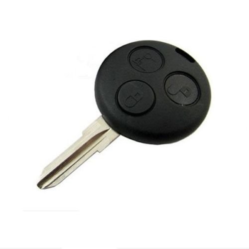 Key Fob Cover with 3 Remote Control Buttons for Smart Fortwo 450.