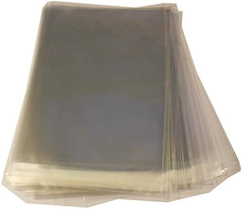 (Choose Quantity) A5 Clear Cello Cellophane Self Seal Bags with Lip - 230mm x 167mm - Plastic Display Bags for Photos, Greeting Cards etc. (5X A5 Cello Bags)