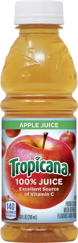 TROPICANA 57178 100% JUICE, APPLE, 10OZ BOTTLE, 24/CARTON (PACKAGING MAY VARY)