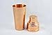 Copper Cocktail Shaker Set Includes Built-In Copper Strainer - Best Vintage Cocktail Shaker Bartending Tool - Capacity Up to 20 oz By Alchemade