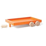 Manhattan Toy MiO Car and Bus Trailer Wooden Play Set