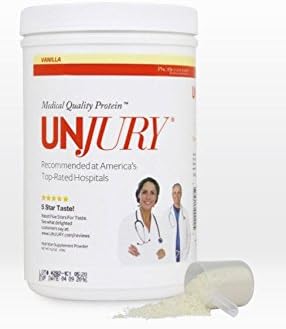 UNJURY Vanilla Medical Quality Protein Powder 16.2oz Container