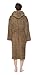 Arus Men's Hooded Classic Bathrobe Turkish Cotton Robe with Full Length Options