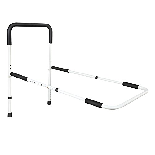 JCMASTER Home Bed Assist Handle Height Adjustable Hand Bed Rail for