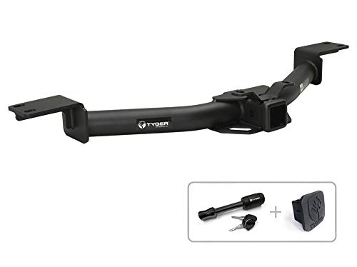 Tyger Auto TG-HC3C0248 Class 3 Trailer Hitch Combo with 2" Receiver Cover & Pin Lock for 08-17 Buick Enclave / 09-18 Chevy Traverse / 07-16 Gmc Acadia & 2017 Acadia Limited / 2007-2010 Saturn Outlook