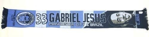 Gabriel Jesus Manchester City Player Scarf