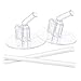 3 Pack Thermos Replacement Straws for Thermos 12 Ounce(model F401)Funtainer Bottle with 3 Straw Cleaning Brushes