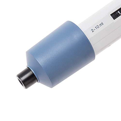 Multi-Volume Adjustable Micropipette Kit (2-10ML) - Including 2 Racks of 25 Pipette Tips