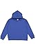LAT Apparel Youth Pullover Fleece Hoodie - Small - Vintage Royal