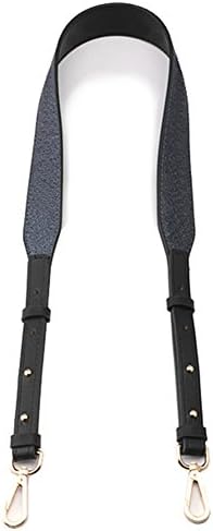 Wide Style PU leather Maximum length 116cm Adjustable Strap replacement shoulder bag / messenger bag strap DIY (Blue)