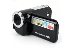 SENECESLI 2 Inch HD Digital Video Camera | 1080P Recording & 16MP Photos, 16x Digital Zoom, Electronic Anti Shake, Tripod Mou