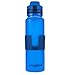 JerryBox Collapsible Sports Water Bottle - 650ml, Silica Gel, Medical Grade, BPA Free, FDA Approved, Leak Proof Silicone Foldable Sports Bottle, for Sports, Outdoor, Travel, Camping, Picnic(22 oz)