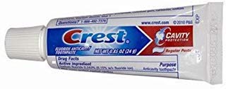 Crest, Cavity Protection Fluoride Anticavity Toothpaste, 0.85 Oz Travel Size (50 Pack) - //medicalbooks.filipinodoctors.org