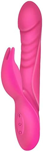BKGTO Shirt Funny Ví-bratórs 360 Degree Rotate Ví-bratór 7 Speeds Quiet Cl-ǐtoris Rabbit Stimulate G Spot Adult Sexx Toys for Woman Marsturbator,Pink