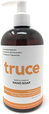 TRUCE Pure Organic Castile Hand Soap (Lemongrass)