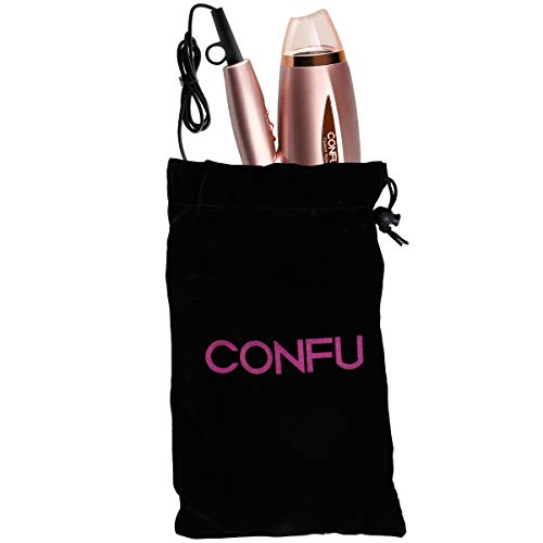 Hair Dryer CONFU Folding Lightweight Quiet Blow Dryer Real 1600W Fast Drying DC Motor with Hairdryer Bag for Household and Travel - Thumbnail 4