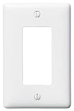 Bryant Electric NP26W 1-Gang 1 Decorator/GFCI Wall Plate, White