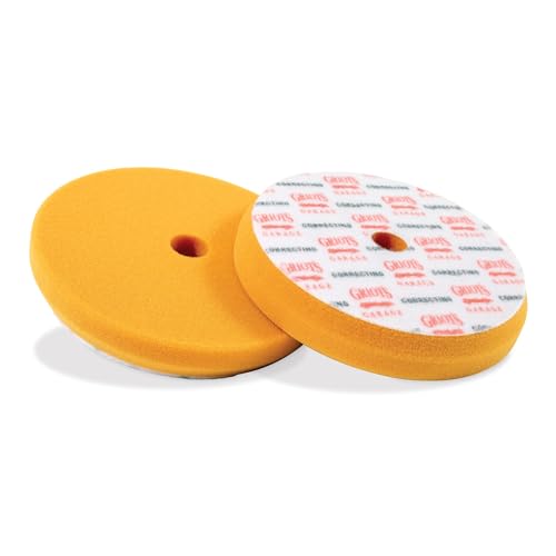 Griot's Garage 10617 Schaumstoff-Polierpads zum Korrigieren für Auto-Politur und -Aufbereitung, entfernt leichte bis mittlere Lackdefekte, langlebig, 